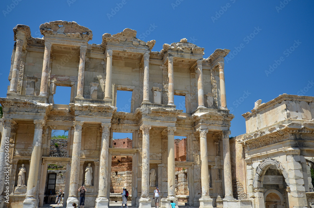 La bibliothèque de Celsus dans Ephèse