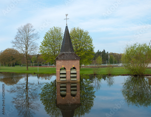 drowned church