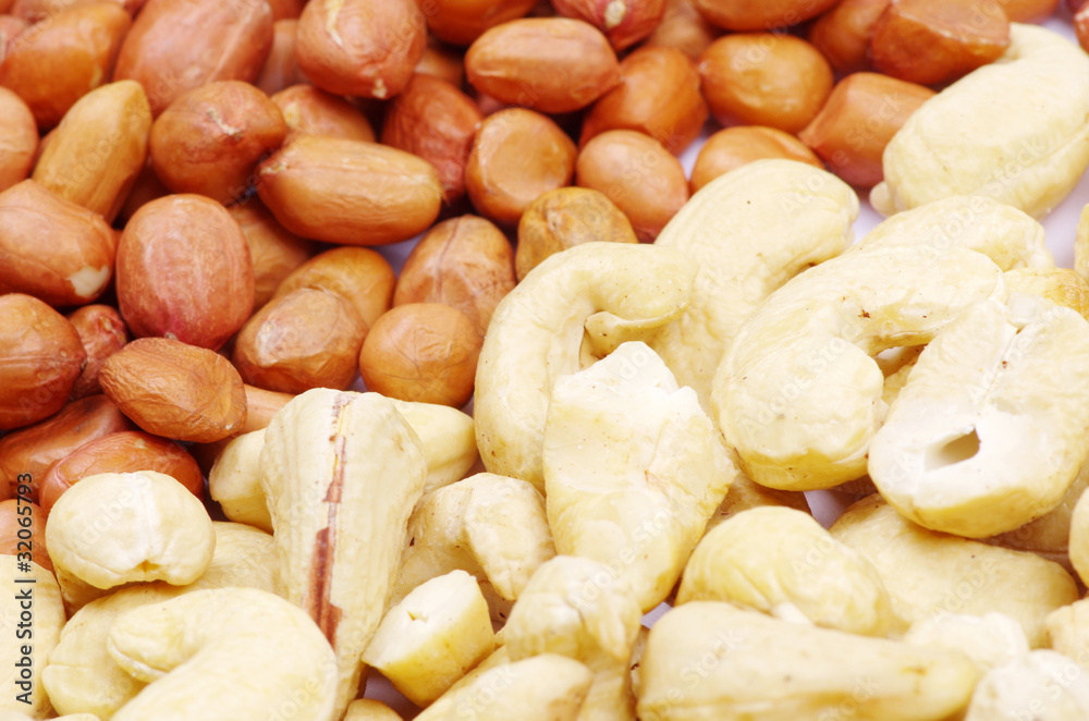 Fototapeta premium peanut and cashew