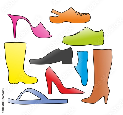 Schuhe silhouette