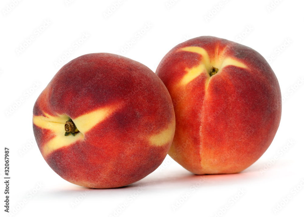 peach over white background, clipping path peach over white background, clipping path