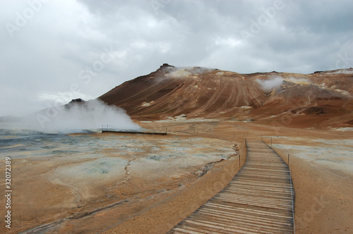 Steaming Mud Pot, Lake Myvatn, Iceland