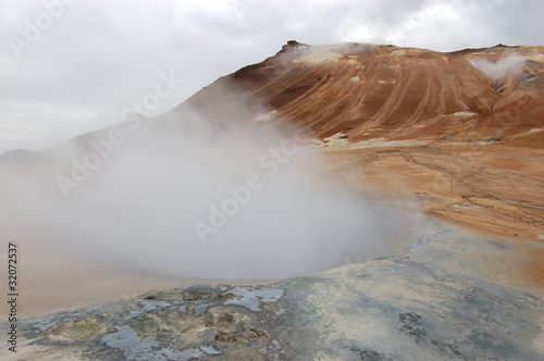 Steaming Mud Pot, Lake Myvatn, Iceland