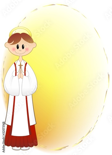 Bambino Prima Comunione Auguri-Boy First Communion Background