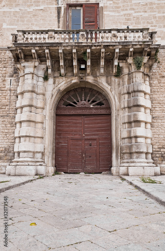 Carafa Palace. Andria. Apulia.