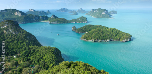 tropical paradise island panorama, Thailand