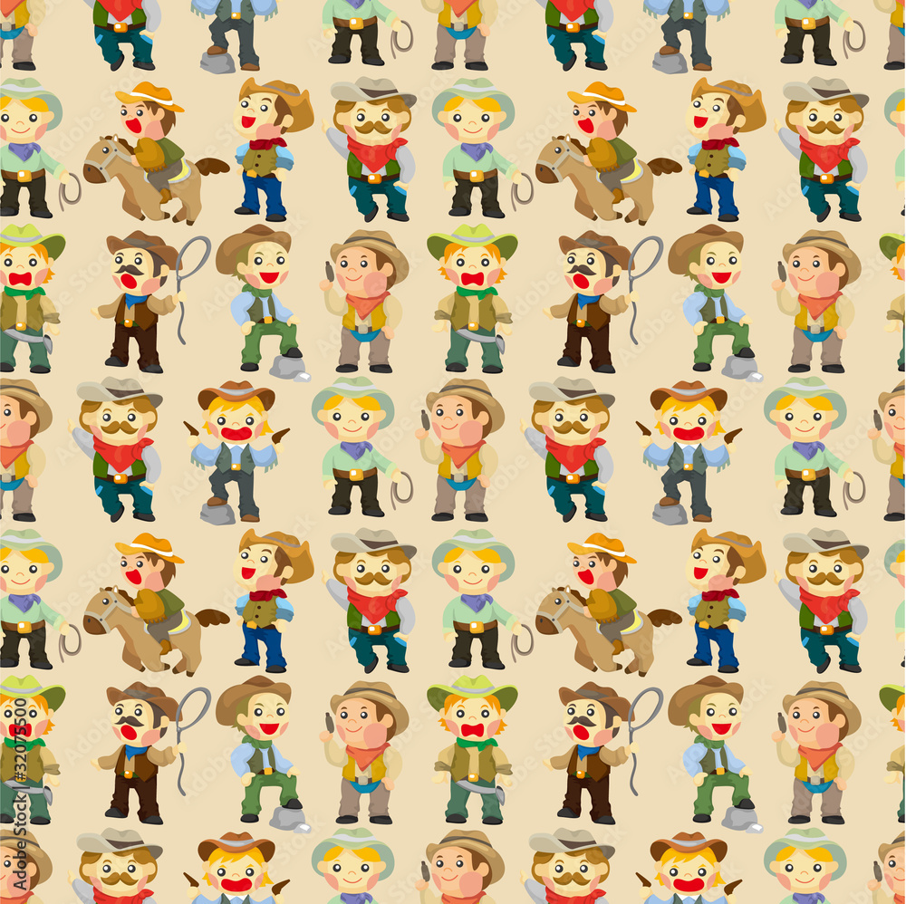 seamless west cowboy pattern seamless west cowboy pattern