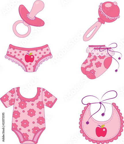 Children's clothes and accessories.