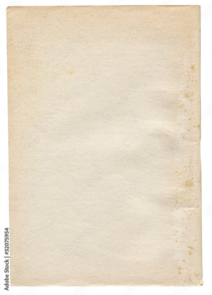 paper isolated on white paper isolated on white