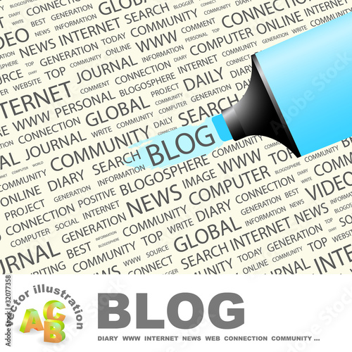 BLOG. Highlighter over different association terms.