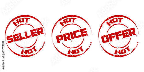 Stempel: Hot Seller * Price * Offer