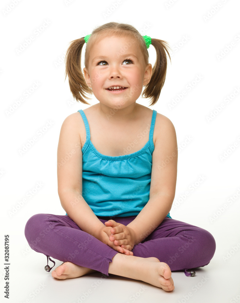 Portrait of a cute little girl Portrait of a cute little girl