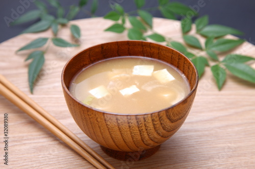 Fotografi Japanese miso soup