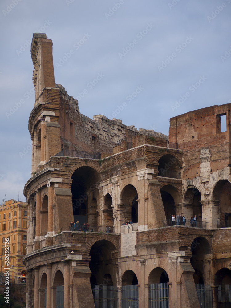 The Coliseum in Rome Italy