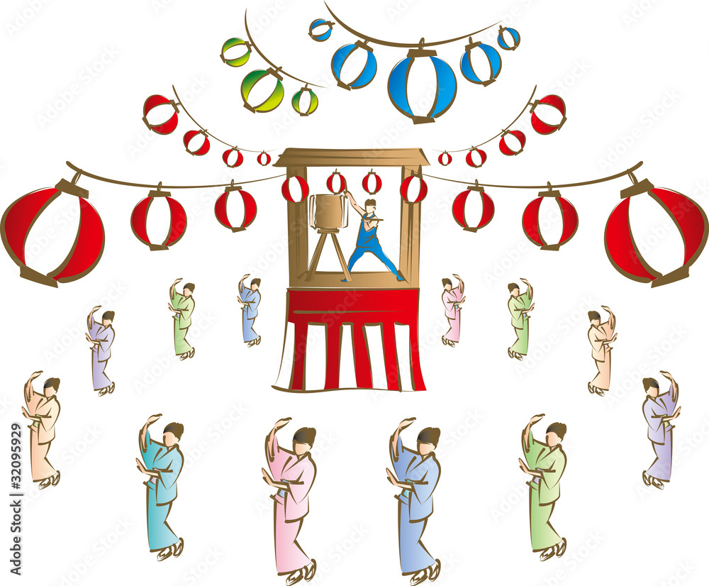 祭り 盆踊り 祭り 盆踊り