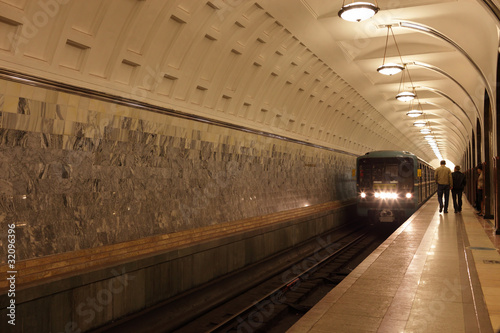 Arriving train
