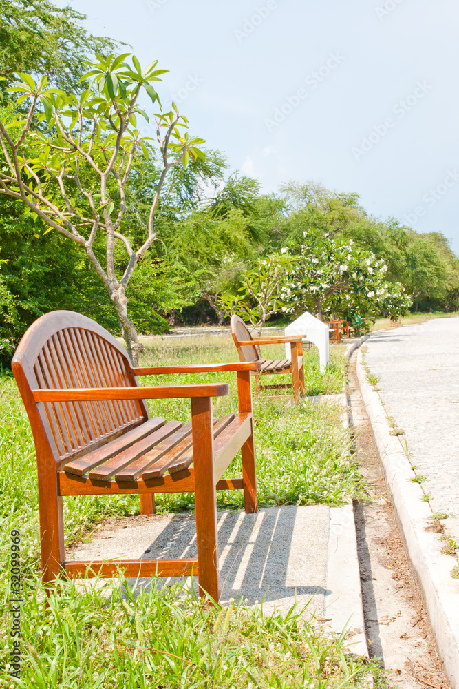 Obraz premium Chairs made ​​of wood