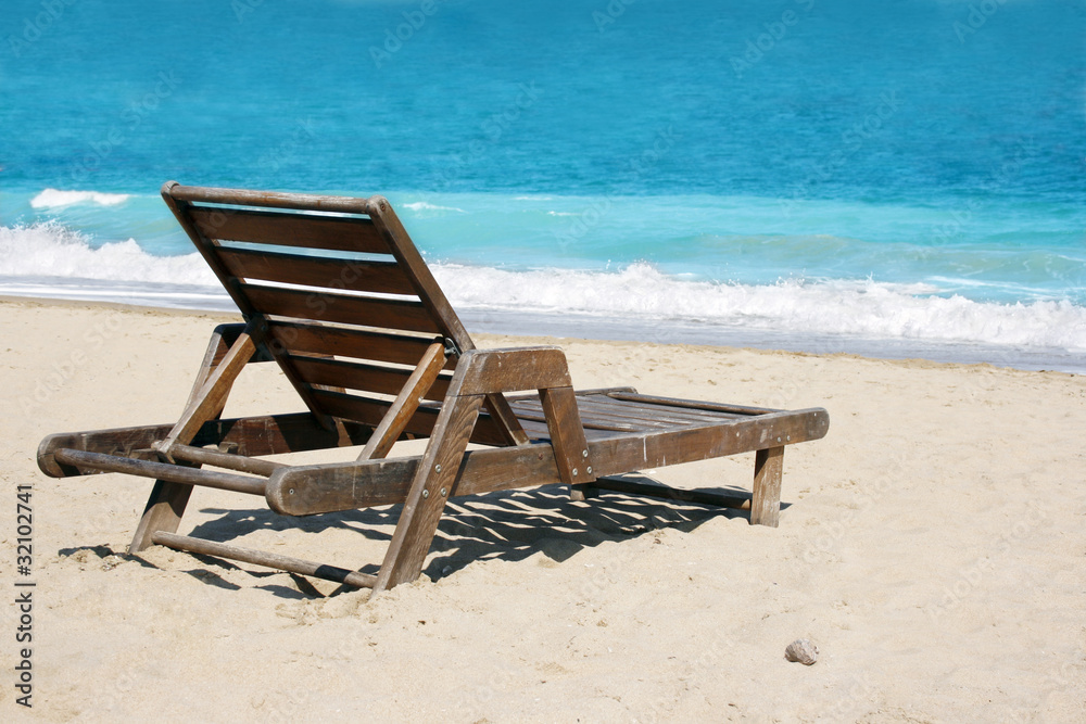 Deckchair on the beach