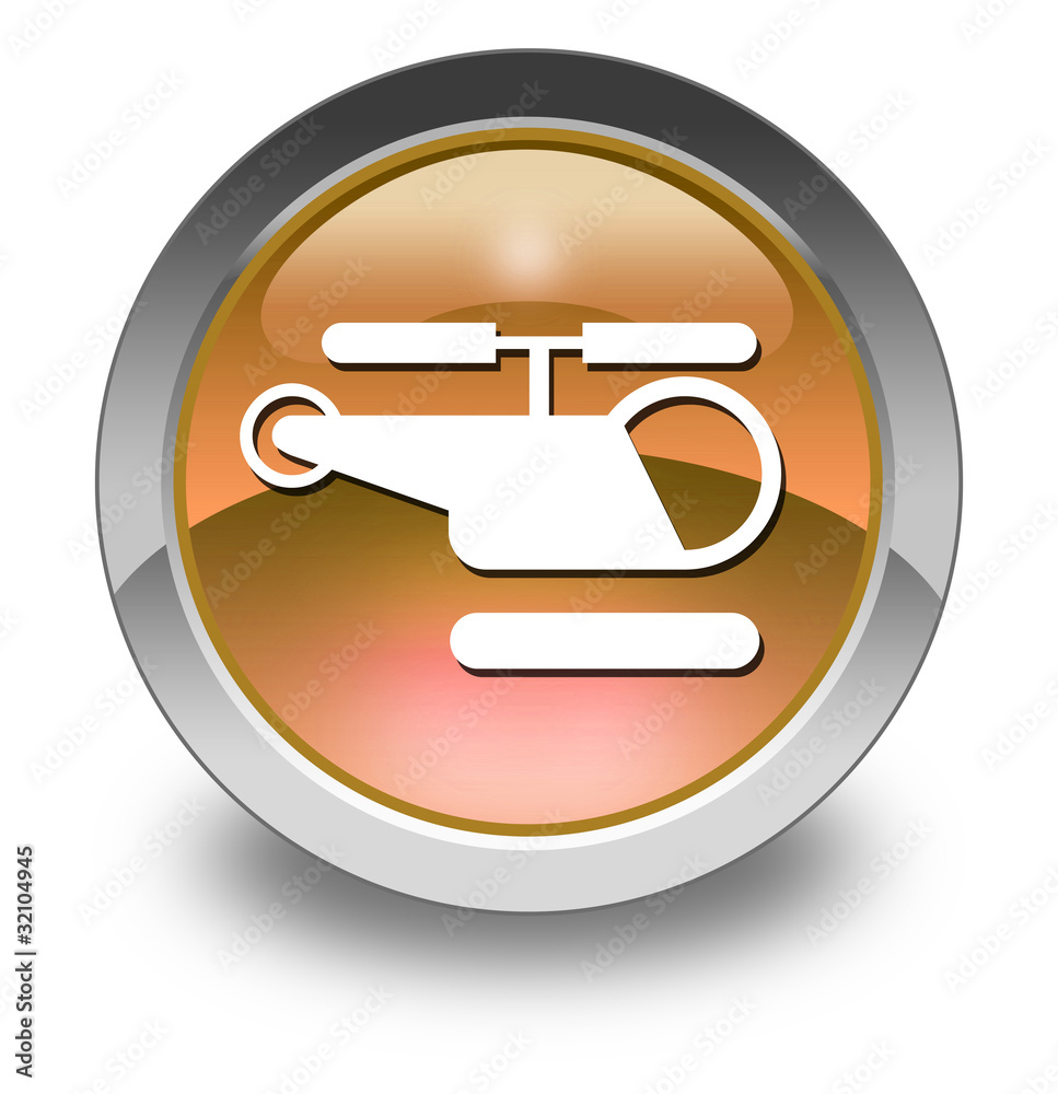 Orange Glossy Pictogram 