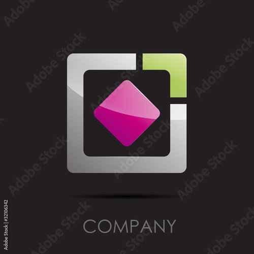 Logo abstract geometric form 2 # Vector