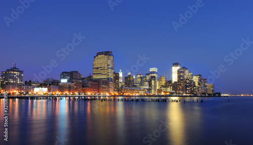New York City Skyline at Dusk from across the Hudson River © SeanPavonePhoto