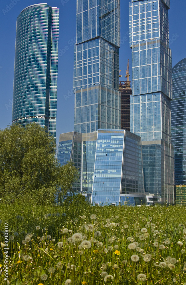 Moscow, modern buildings Moscow, modern buildings