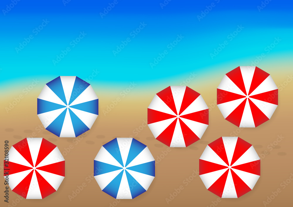 Ocean and Beach Umbrellas