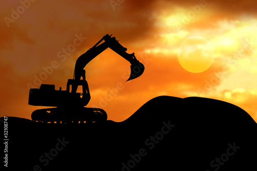 mechanical digger