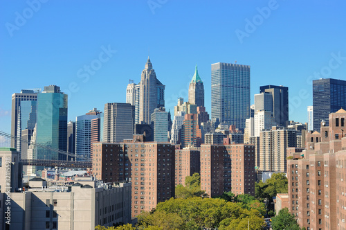 Lower Manhattan Skyline in New York City