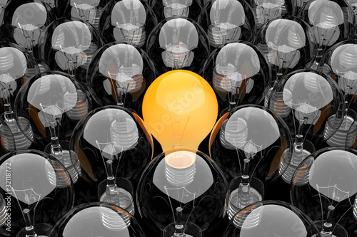 Group of light bulbs