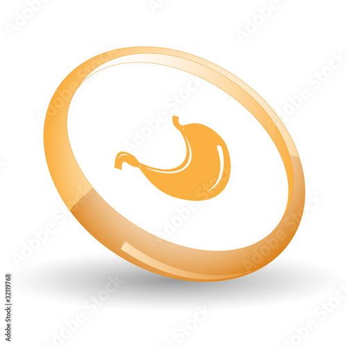 Stomach. Vector icon.