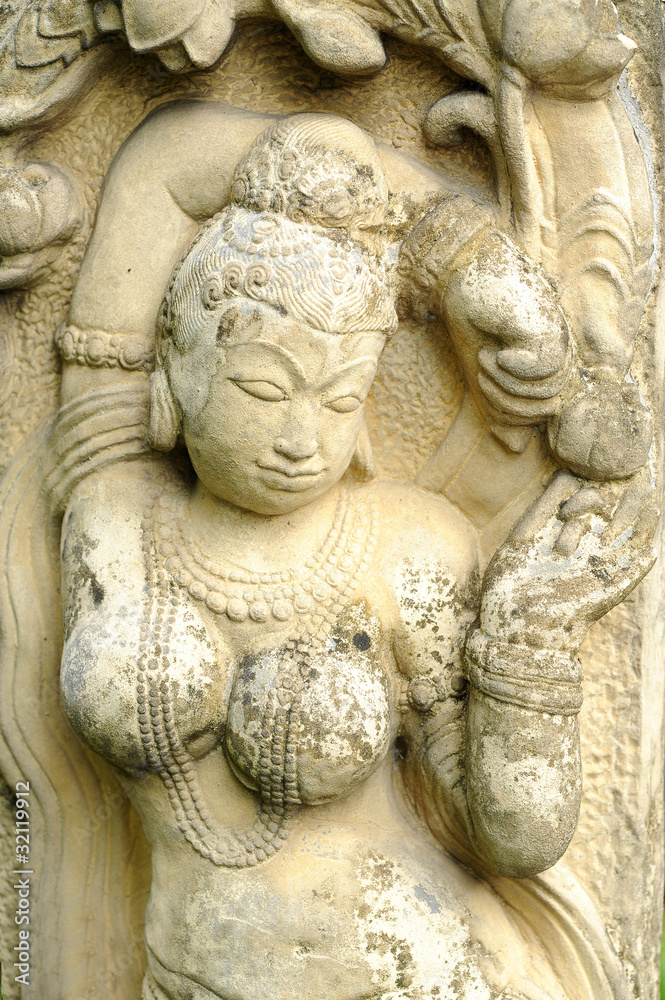 Statue of indian hindu god