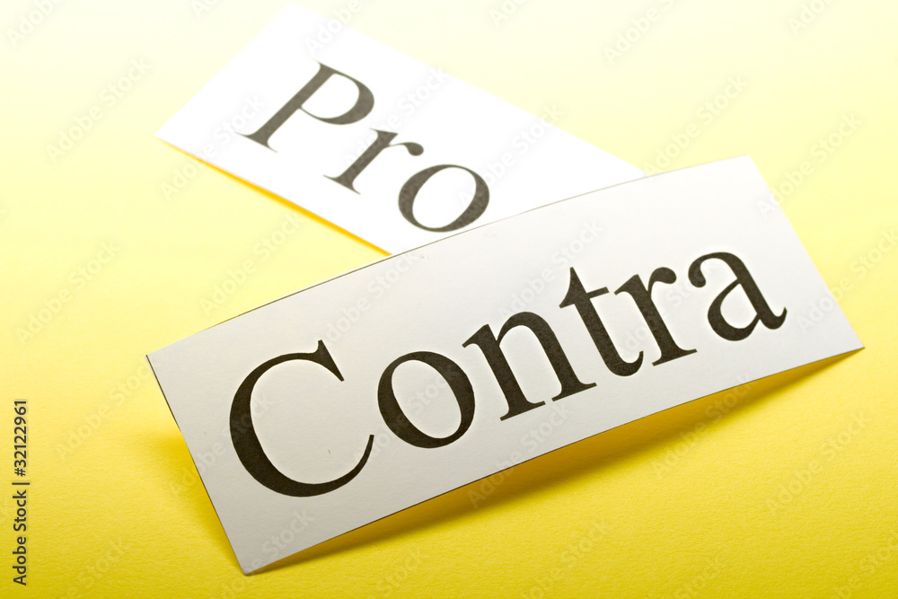 Pro Contra conception Pro Contra conception