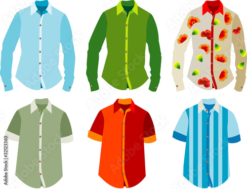 Men colorful shirt