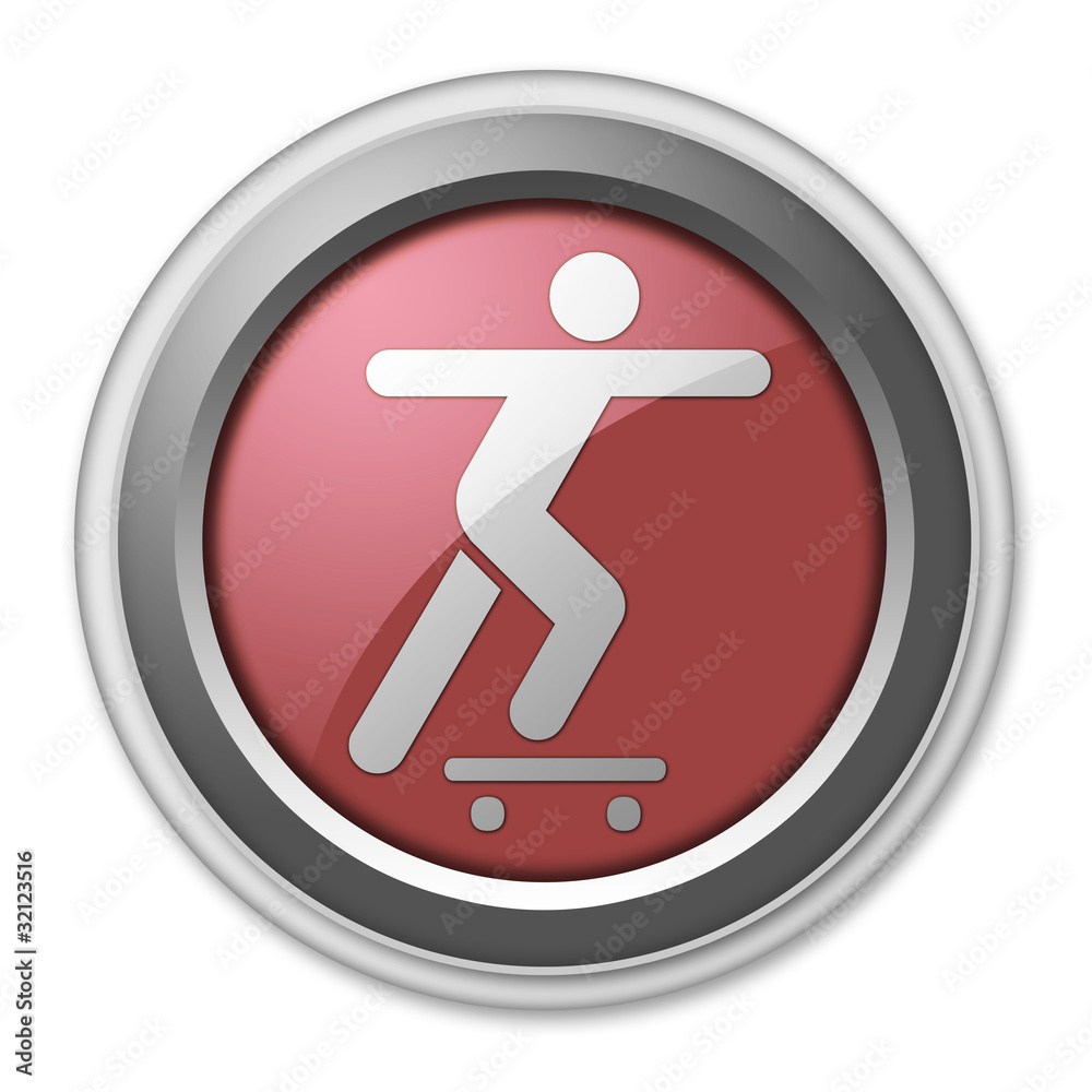 Red 3D Style Button Red 3D Style Button
