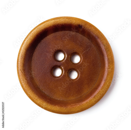 Old brown sewing buttons