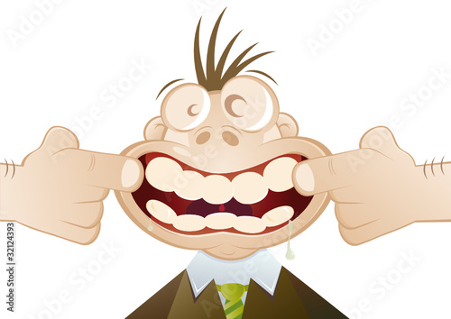 gesicht grimasse cartoon