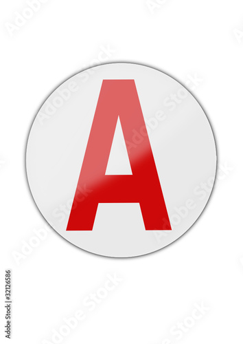 Sticker A pour une conduite probatoire