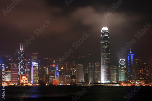 Hong Kong skyline and skyscraper