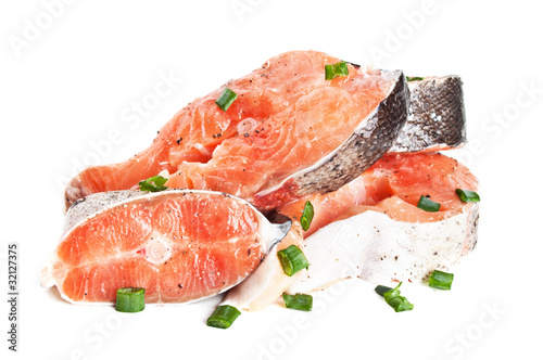 raw salmon