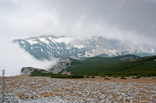 View at alpine mountain peaks - Raxalpe photo