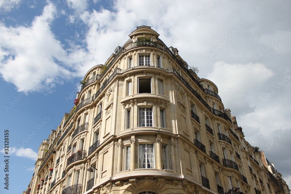 Immeuble ancien du quartier de Passy à Paris