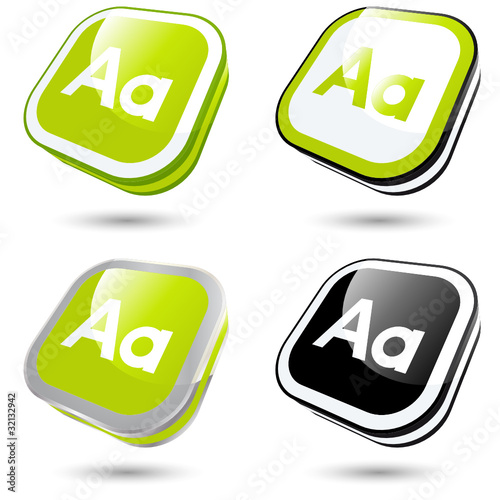 buchstabe icon 3D
