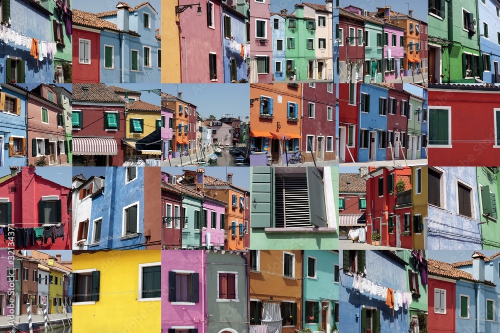 Maisons à Burano, Italie Maisons à Burano, Italie