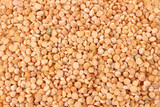 Dry yellow peas as texture