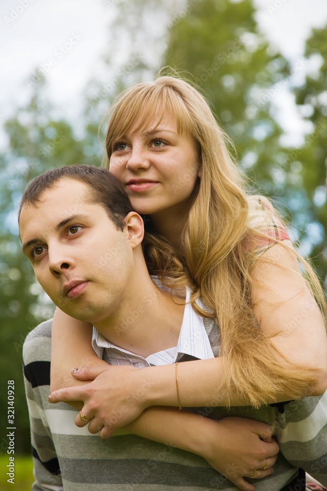 Fototapeta premium Happy young people