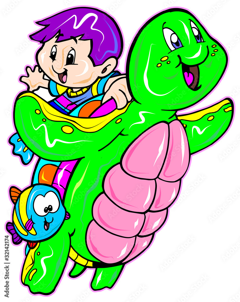 Obraz premium cute cartoon