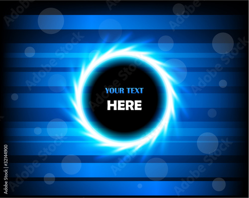 Blue abstract glowing background