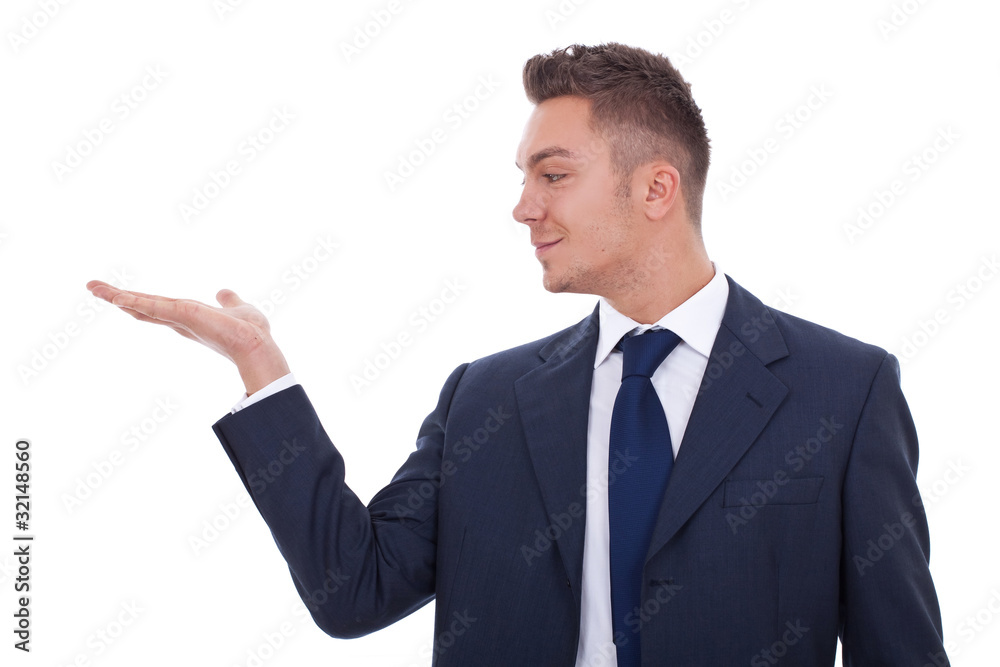 Business man presenting Business man presenting