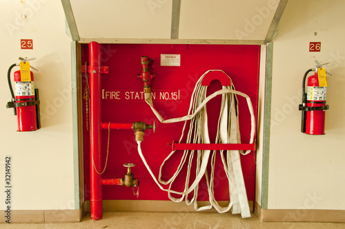 Fire hydrant on ferry boat photo